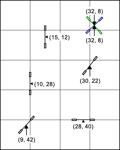 Couse Setup Diagram with weaves in place of the tunnel