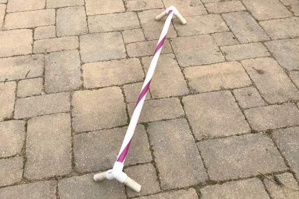 Assembled jump bar cavaletti